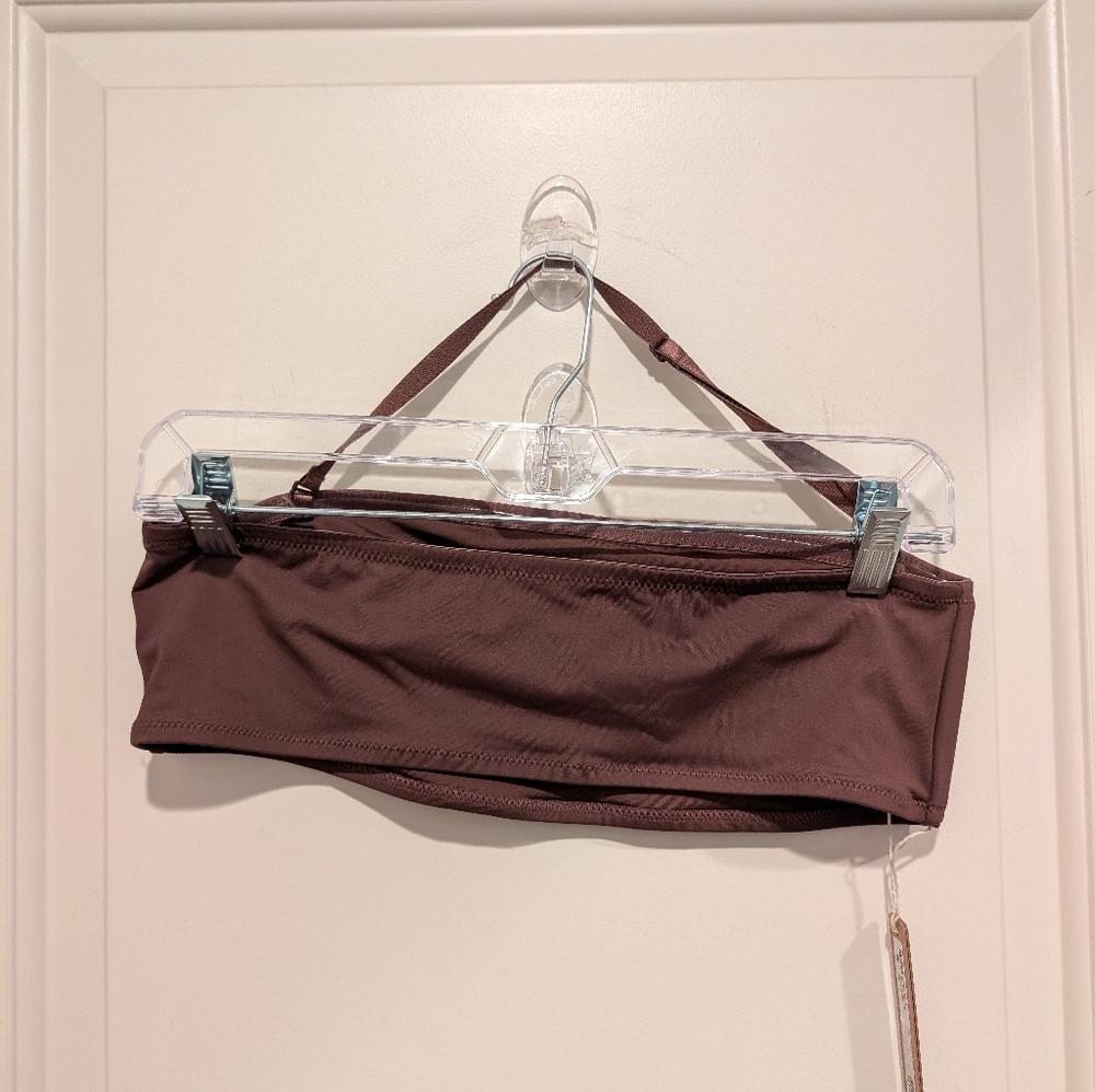 Skims Swim Strapless Bandeau Bikini Top NWT Large